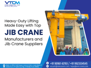 VTOM manufactures jib crane manufacturers Chikhali, Pimpri Chichwad Pune