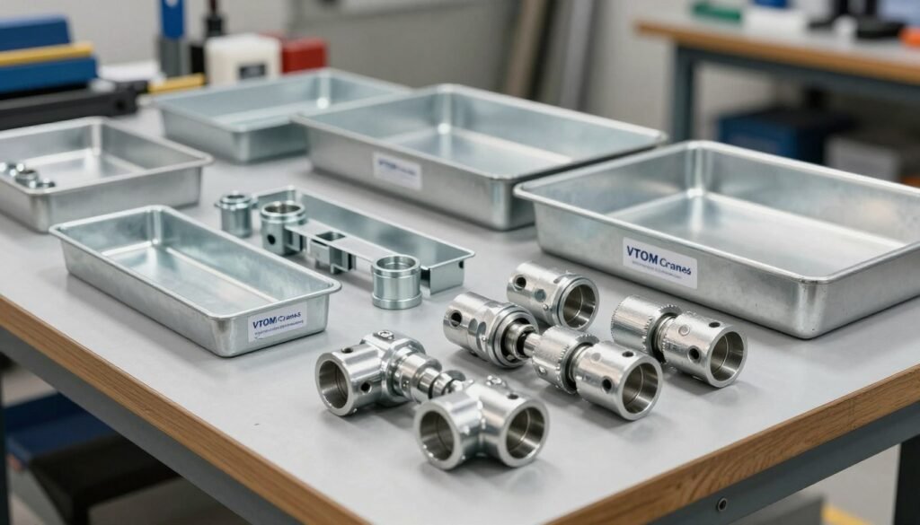 Trailing tray fitting systems