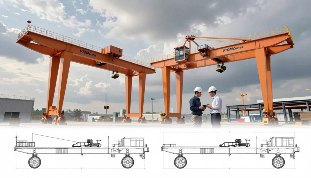 gantry crane vs eot crane structural design