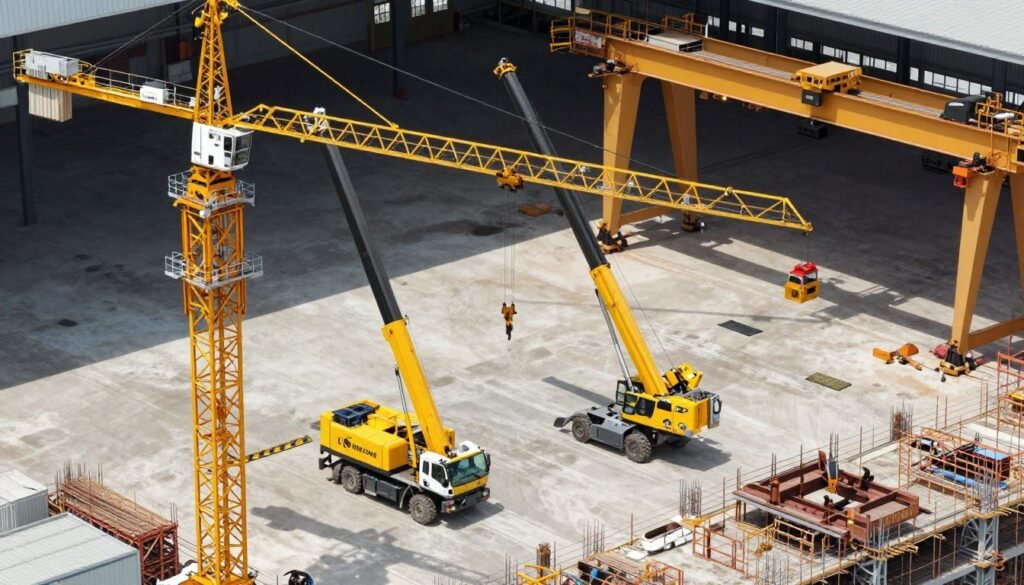 types of industrial cranes