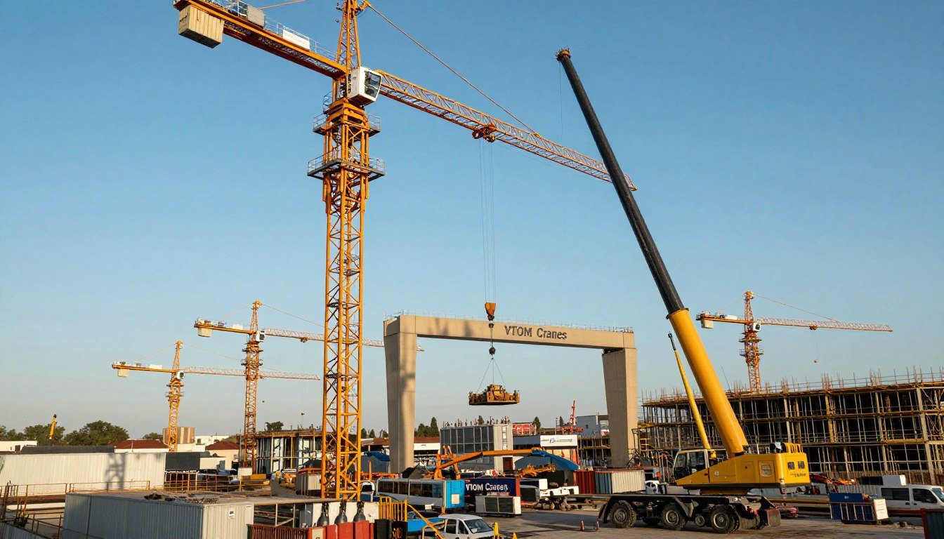 types of industrial cranes