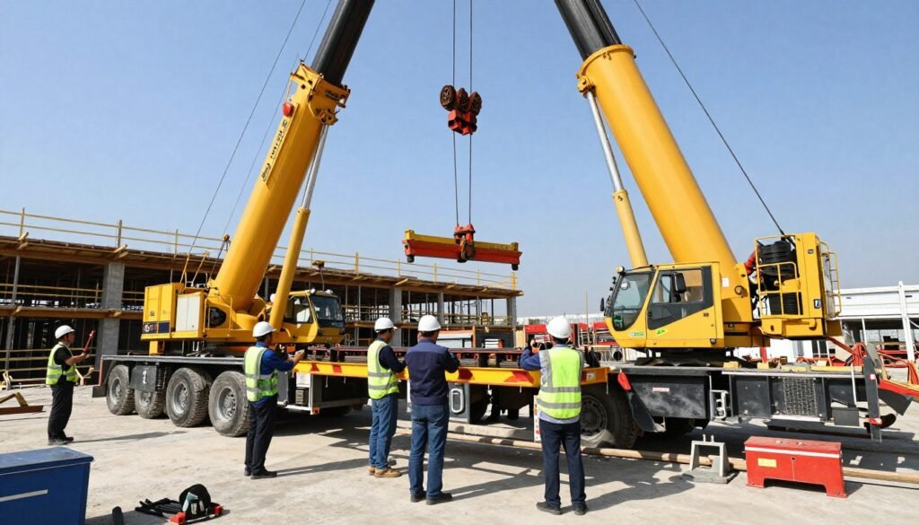 crane installation process